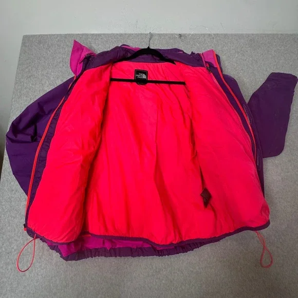 The North Face Insulated Winter Ski Jacket Purple Pink Womens Large - Picture 8 of 13